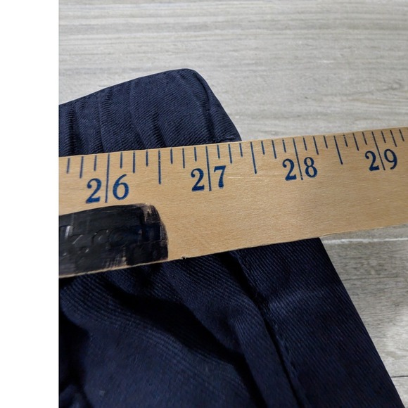 NWOT King Size Pants Big Mens 5XL 55x38 Raw Navy Blue Cotton Elastic‎ Pockets - Picture 5 of 9